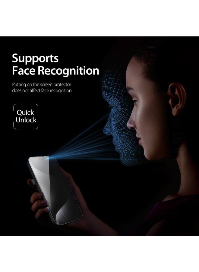 اي توب واقي شاشة سيراميك HD مضاد للتجسس لـ آيفون 14 (iPhone 14) لحماية الخصوصية (ضد البصمة)  من A TOP, حماية قصوى للشاشة من الخدوش والكسر - Image 3